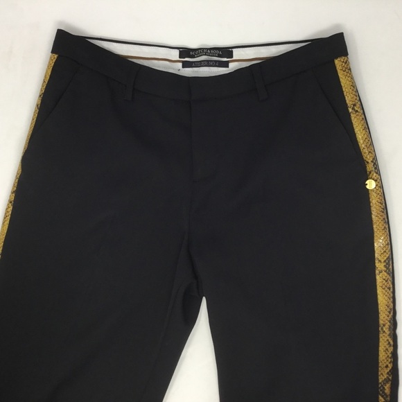 Scotch & Soda Side Stripe Snake Tuxedo Trouser Pant - Picture 7 of 11